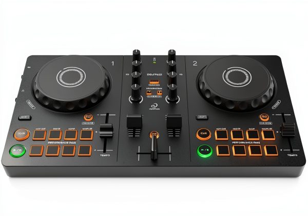 AlphaTheta DDJ-FLX2 DJ Controller 2‑Channel USB Tabletop Mixer-1