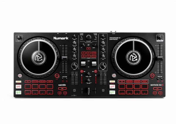 Numark DJ Controller 2-Deck Serato Lite with 6" Touch Jog Wheels-2