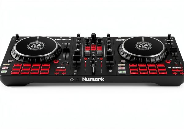 Numark DJ Controller 2-Deck Serato Lite with 6" Touch Jog Wheels-5