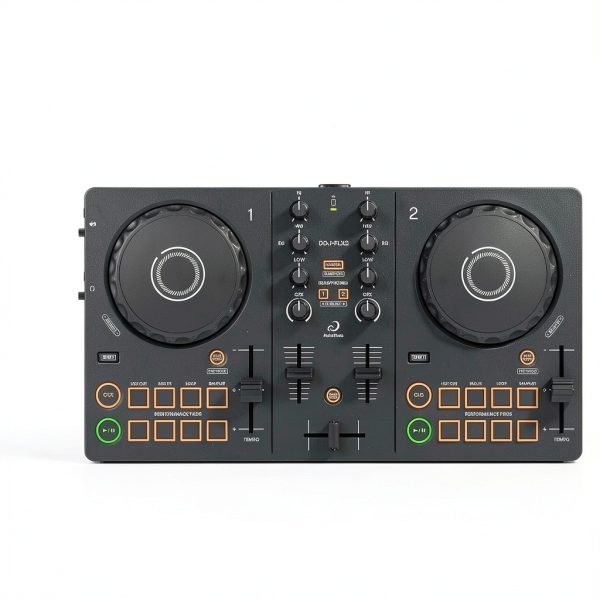Pioneer DDJ-FLX2 DJ Controller Bundle with Laptop Stand and Case-3