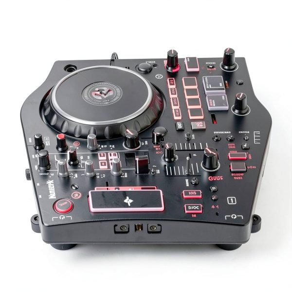 Numark DJ Controller 2-Deck Serato Lite with 6" Touch Jog Wheels-6