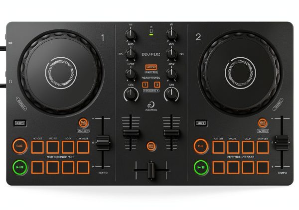 AlphaTheta DDJ-FLX2 DJ Controller 2‑Channel USB Tabletop Mixer-0