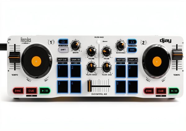 DJ Controller Control Mix 2-Channel with Jog Wheels and 8 Pads-1