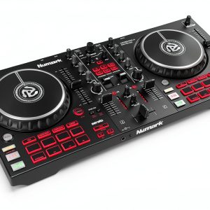 Numark DJ Controller 2-Deck Serato Lite with 6" Touch Jog Wheels-0