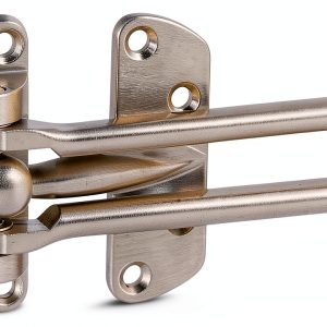Door Security Guard 2 Pack by National Hardware Satin Nickel-0