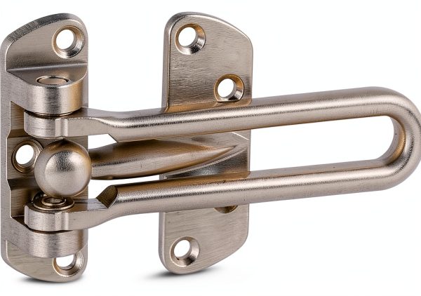 Door Security Guard 2 Pack by National Hardware Satin Nickel-0