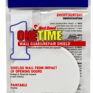 Red Devil Wall Shield 3.25" White Self‑Adhesive Door Guard-0