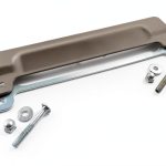 Pro-Lok 13-inch Latch Protector Aluminum Finish for Out Swing Doors-0